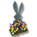 Królik z siatką szary