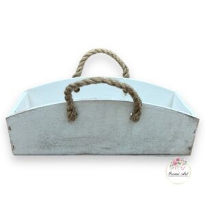 Torebka niska biała