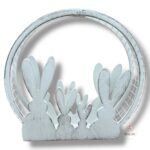 Zające siatka białe K-296