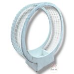 Kosz siatka biały duży K-322