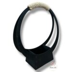 Kosz sznurek czarny duży K-325