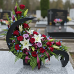 Leżak z siatką czarny