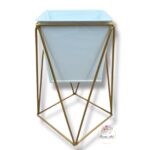 Osłonka metalowa biała K-385