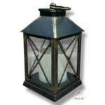 Latarnia Led złota K-390