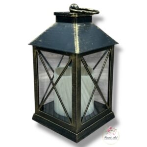 Latarnia Led złota K-390