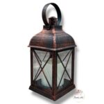 Latarnia Led miedź K-389