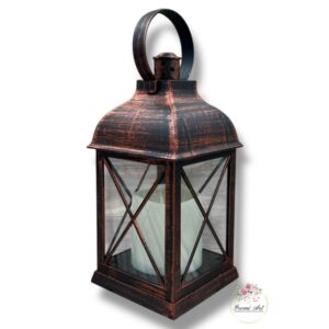 Latarnia Led miedź K-389