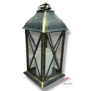 Latarnia Led złota K-391