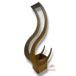 Płomień siatka brąz K-411