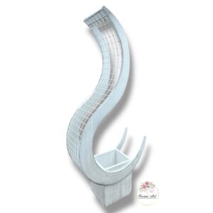 Płomień siatka biały K-411