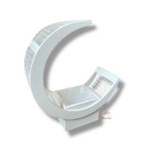 Serce siatka duże z folią K-427