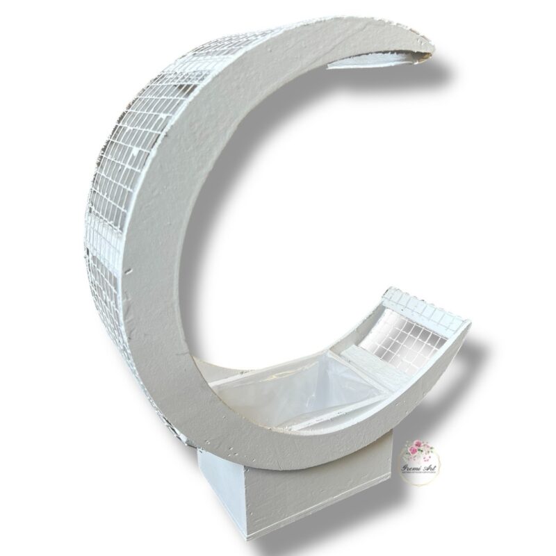 Serce siatka duże z folią K-427