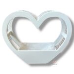 Serce siatka duże z folią K-427