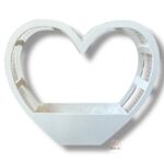 Serce siatka duże z folią K-427