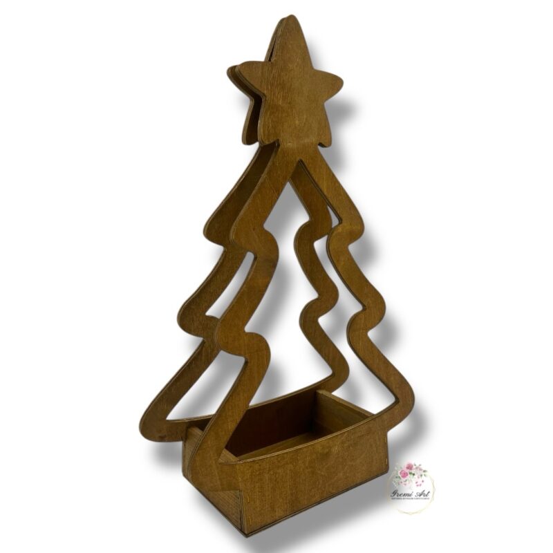 Choinka z gwiazdą brąz