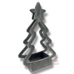 Choinka z gwiazdą szara