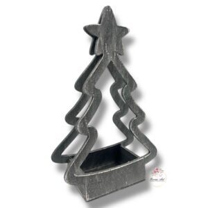 Choinka z gwiazdą szara