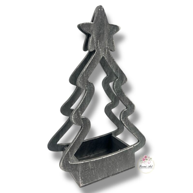 Choinka z gwiazdą szara