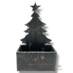 Skrzynka choinka szara