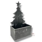 Skrzynka choinka szara