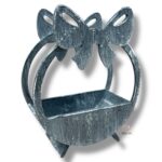 Osłonka kokardka szara