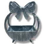 Osłonka kokardka szara