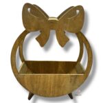 Osłonka kokardka brąz