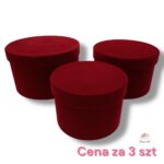 Flower box welur 3 szt K-485