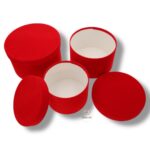 Flower box welur 3 szt K-480