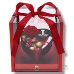 Flower box serce z szufladą K-479