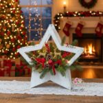 Gwiazda siatka biała