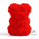 Miś z piankowych róż K-489