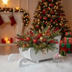 Sanie duże drewniane