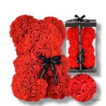 Miś z piankowych róż K-489