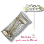 Topper złoty 10 szt. K-508