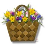 Drewniana torebka brązowa K-519