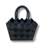 Drewniana torebka czarna K-519