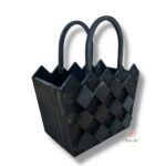 Drewniana torebka czarna K-519