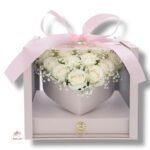 Flower box serce z szufladą K-509