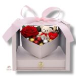 Flower box serce z szufladą K-509