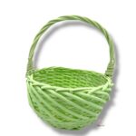 Wiklinowy koszyk zielony K-544