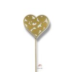 Topper złoty plexi 10 szt. K-580