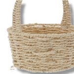 Beżowy kosz z uszami K-591