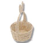 Beżowy kosz z uszami K-591