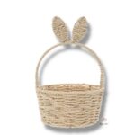 Beżowy kosz z uszami K-591