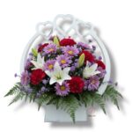 Kosz z sercami K-586