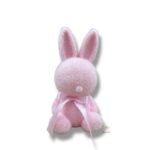 Zając flokowany róż K-626