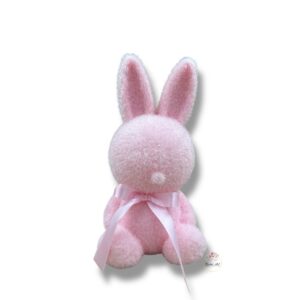 Zając flokowany róż K-626