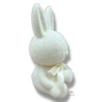 Zając flokowany CREAM K-630