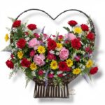 Kosze serca kpl. 2 szt K-639